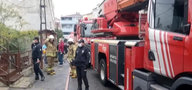 İstanbul’da 3 katlı binada yangın paniği