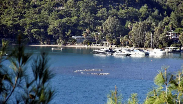 Marmaris'te endişelendiren görüntü! Deniz suyu çekildi, adacıklar oluştu
