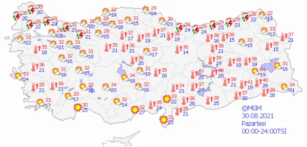 1630271591584.png Meteoroloji'den yurt geneline yönelik son dakika sağanak yağış uyarısı! İstanbul dahil çok sayıda ilde etkili olacak! İstanbul Ankara İzmir'de bu hafta hava durumu nasıl olacak? - 3