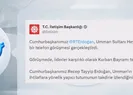 Başkan Erdoğan Umman Sultanı ile görüştü