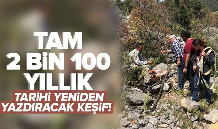 Fethiye’de tarihi yeniden yazdıracak keşif! Tam 2 bin 100 yıllık
