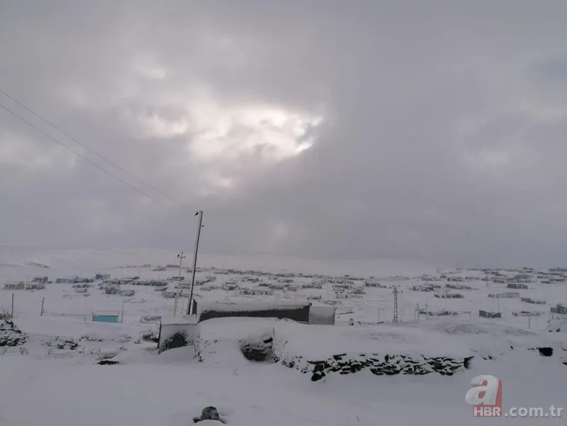 Ardahan'da kar kalınlığı 15 santimetreye ulaştı! Aceleyle inmek zorunda kaldılar 7