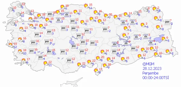 1703401045743.png Kar ve sağanak yağış alarmı! Meteoroloji gün vererek uyardı! İstanbul Ankara İzmir hava durumu... - 9