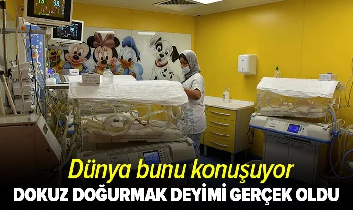 'Dokuz doğurmak' deyimi gerçek oldu! Dünya dokuz çocuk dünyaya getiren anneyi konuşuyor