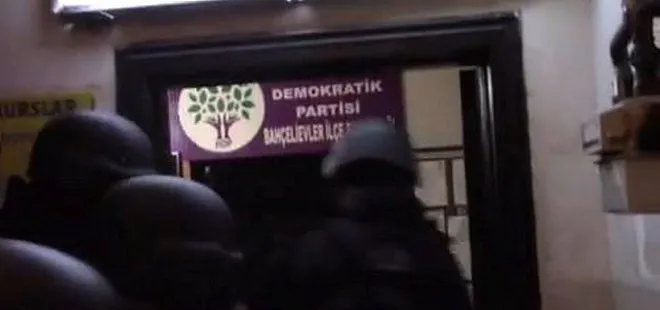 Aranan terör şüphelisi HDP binasında yakalandı