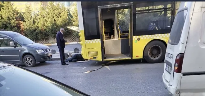 Son dakika: Yine aynı manzara yine İstanbul! İETT otobüslerinden biri arızalandı diğerinin balataları yandı