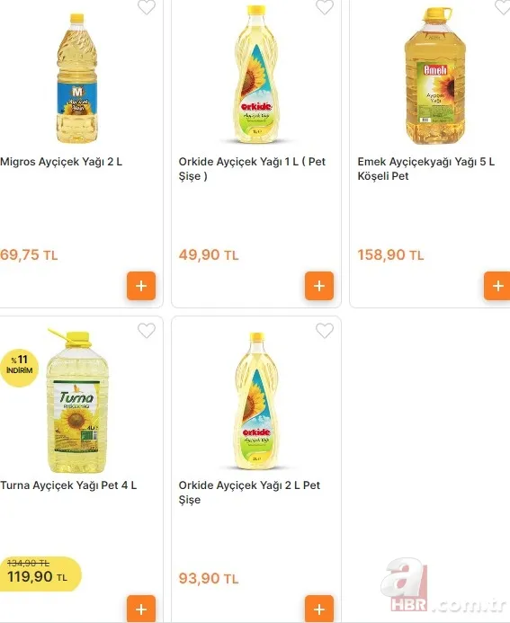 FİYATLAR DİBE ÇEKİLDİ! 2-3,4-5 litre yağlar o markette... Ayçiçek yağı fiyatı hiç bu kadar inmemişti! 13