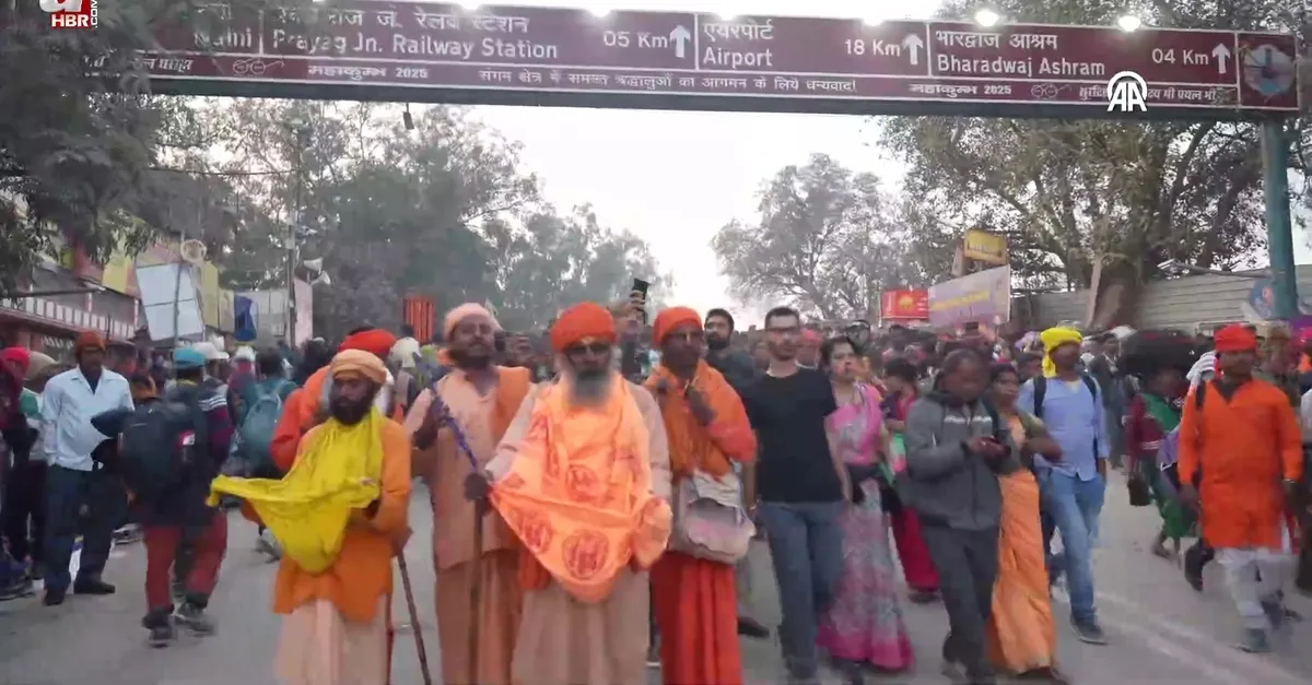 Hindistan'da Maha Kumbh Mela Festivali