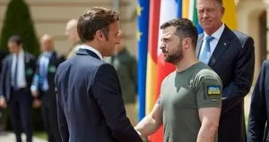 Macron Zelenskiy ile bir araya gelecek