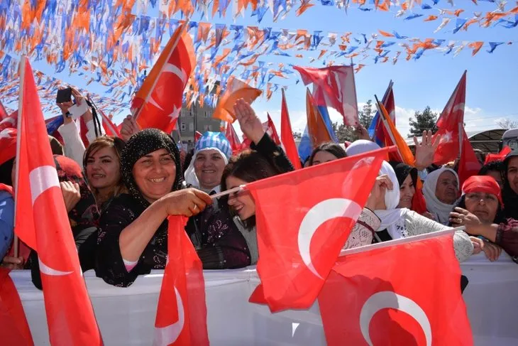 Başkan Erdoğan'a Şırnak'ta sevgi seli