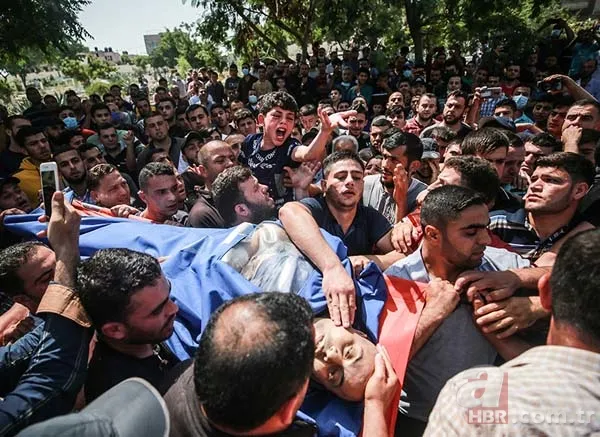 Filistinli çocuğun şehit babasına yürek yakan vedası: Allah yolunu açık etsin