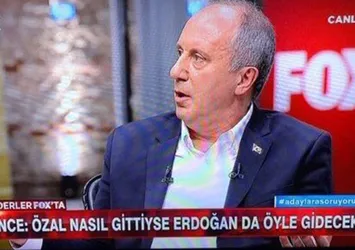 CHP'li İnce'nin, 'Özal nasıl gittiyse Erdoğan da öyle gidecek' sözüne büyük tepki