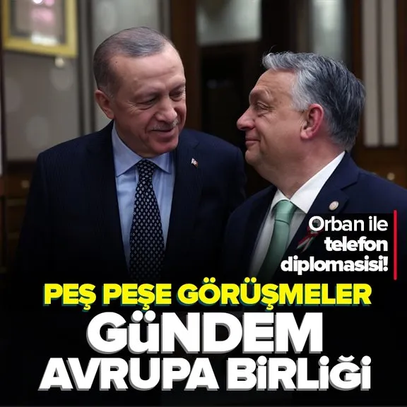 Başkan Recep Tayyip Erdoğan Macaristan Başbakanı Viktor Orban ile görüştü! Gündem Avrupa Birliği