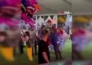 Festival alanını boks ringine çevirdiler