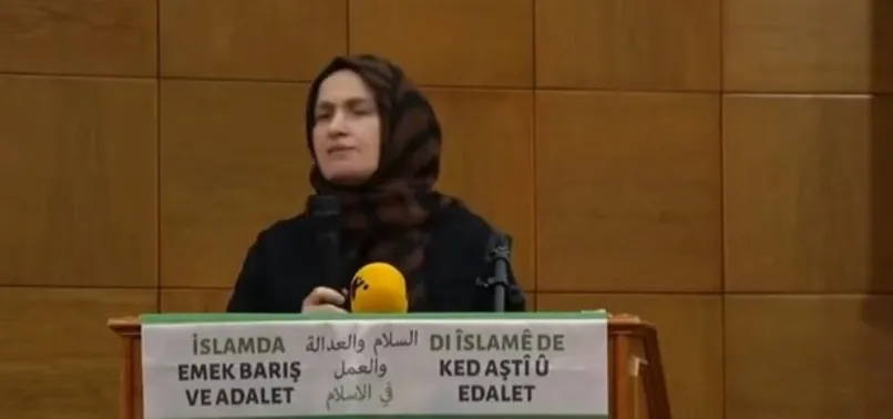 İBB'nin hocası Fatma Yavuz'dan HDP etkinliğinde skandal sözler: LGBT'li kardeşlerimin saçının teline zarar gelecekse ben bu başörtüsünü yakarım