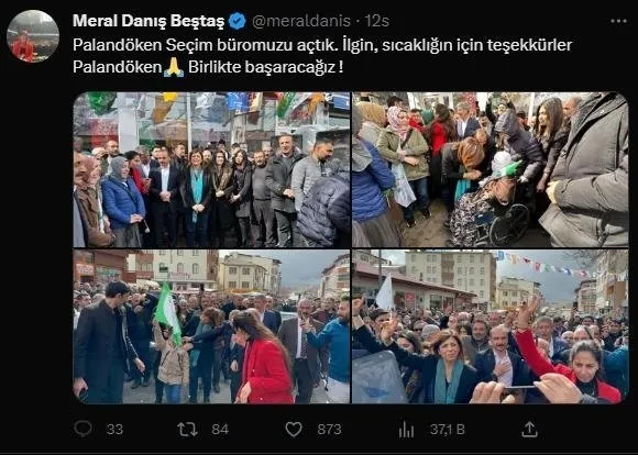 HDP’li Meral Danış Beştaş alay konusu oldu! Erzurum’dan vekil adayı olan Beştaş’ın şehri bilmediği ortaya çıktı