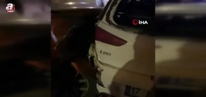 Biga’da park halindeki 6 araca çarpıp kaçan sürücü yakalandı