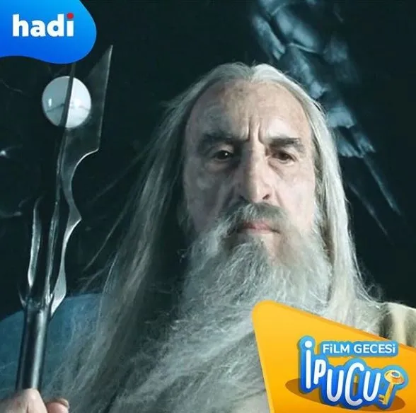 Hadi ipucu 16 Mart: Yüzüklerin Efendisi'nde Gandalf'ı kıskanan karakteri kim canlandırıyordu? - 1