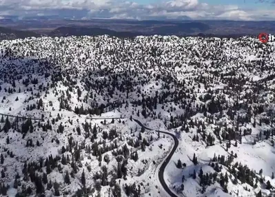 Kar güzelliği böyle görüntülendi