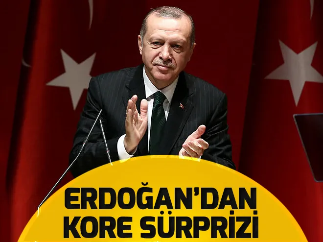 Erdoğandan flaş Kore açıklaması