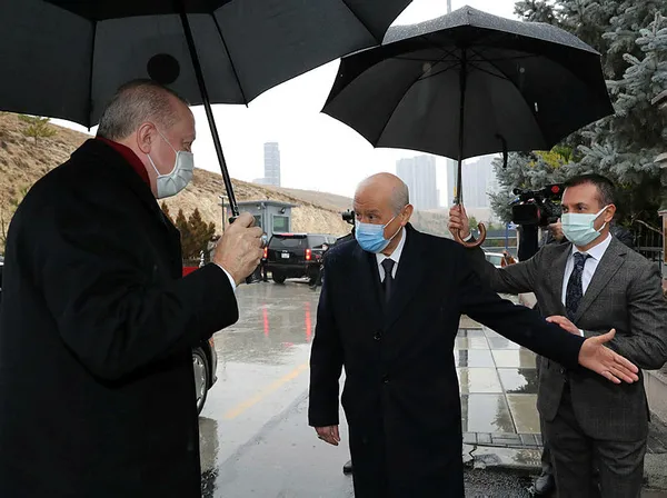 Son dakika: Başkan Erdoğan Devlet Bahçeli ile görüştü!