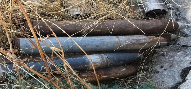 Türk askeri Tel Abyad'da 285 ağır silah mühimmatı ele geçirdi