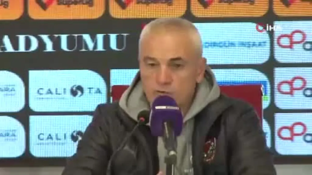 Rıza Çalımbay: "Kaybettiğimiz için üzgünüz"