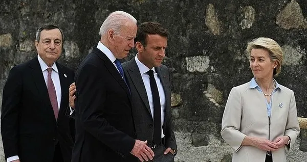 Son dakika: ABD ile Fransa arasındaki "denizaltı krizi" sonrası Macron ve Biden görüştü! - 1