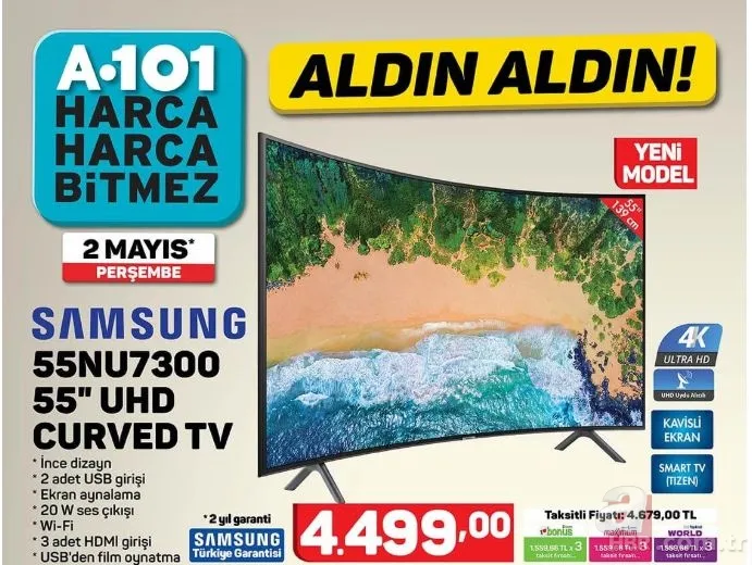 A101 aktüel ürünler kataloğu 2 Mayıs için son anlar! A101 indirimli ürünler neler? 2