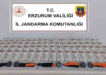 Gümrük kaçağı akıllı saat ele geçirildi