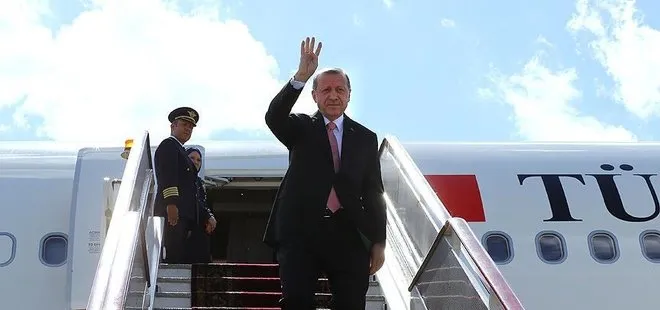Cumhurbaşkanı Erdoğan, Türkiye’ye hareket etti