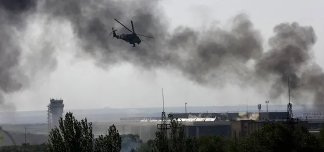 Ukrayna’da Mi-2 tipi askeri helikopter düştü