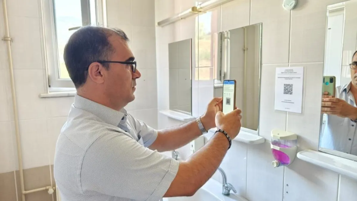 Aydın’da hastanelerde QR kod ile dijital temizlik dönemi başladı