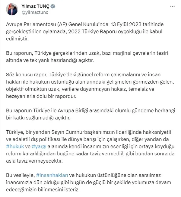 disisleri-bakanligindan-avrupa-parlamentosuna-sert-tepki-sig-ve-vizyonsuz-yaklasimin-yansimasi-1694653661808.jpg Dışişleri Bakanlığından Avrupa Parlamentosu'na sert tepki: Sığ ve vizyonsuz yaklaşımın yansıması - 5