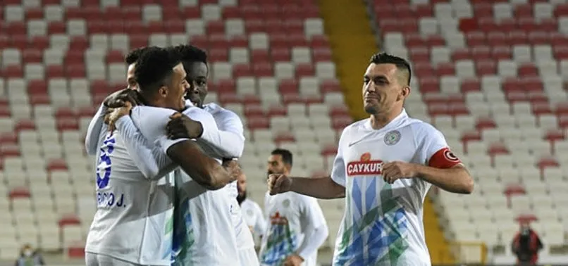 Çaykur Rizespor Sivasspor'u 2-0 yendi