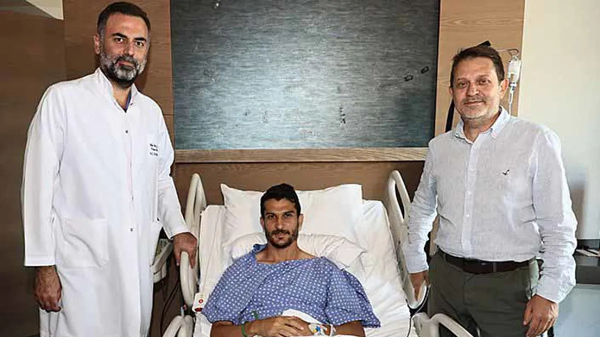 Beşiktaşlı futbolcu Necip Uysal ameliyat edildi! Antrenmanda sakatlanmıştı...