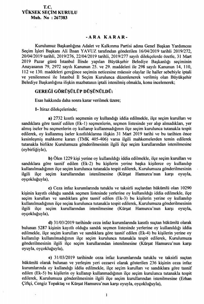 İlçe seçim kurullarının YSK’ya utanç direnişi - 1