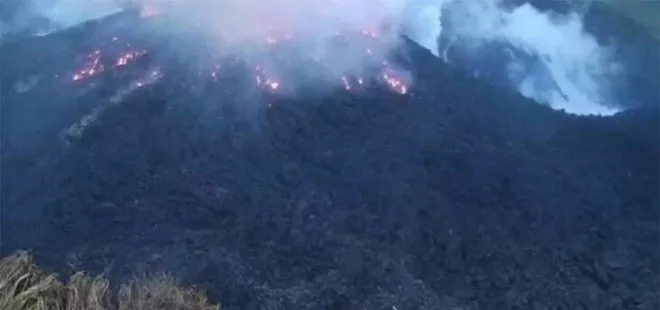 Son dakika: Dev patlama! Karayipler’de yanardağ ’kükredi’