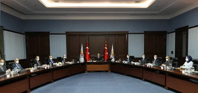 Son dakika: AK Parti MYK Başkan Erdoğan liderliğinde toplandı