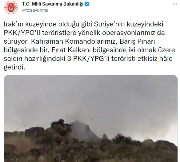 Türk komandoları 3 teröristi etkisiz hale getirdi - 1
