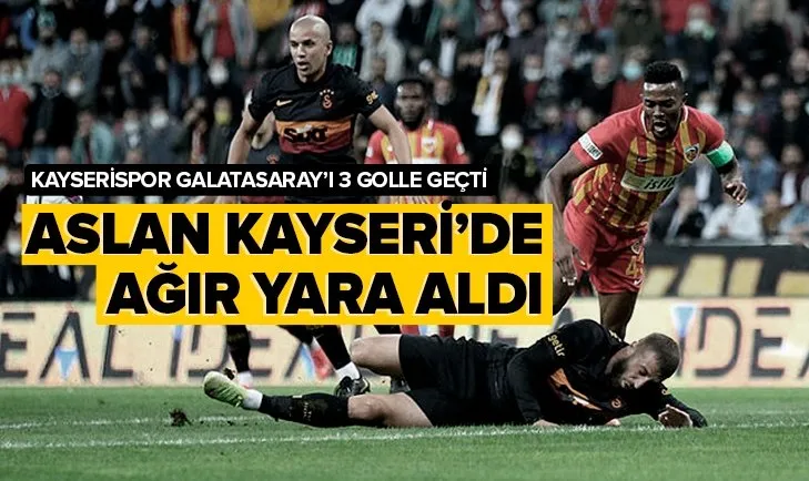 Kayserispor 3-0 Galatasaray MAÇ SONUCU ÖZET