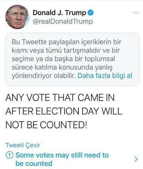 Facebook ve Twitter Trump’ı bitirdi: Trump’ın yaptığı paylaşımların yarısı sansürlendi
