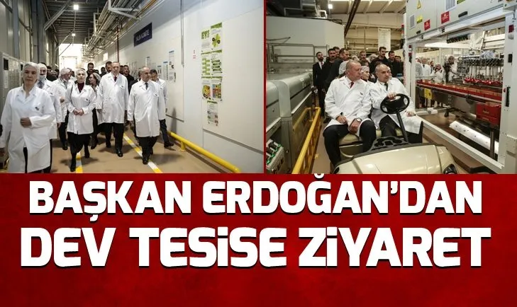 Başkan Erdoğan, Eskişehirde, ETİ Fabrikasını ziyaret etti