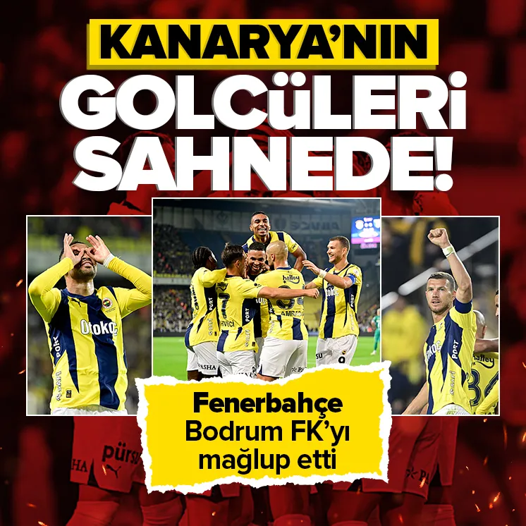 Fenerbahçe evinde Bodrum FKyı mağlup etti
