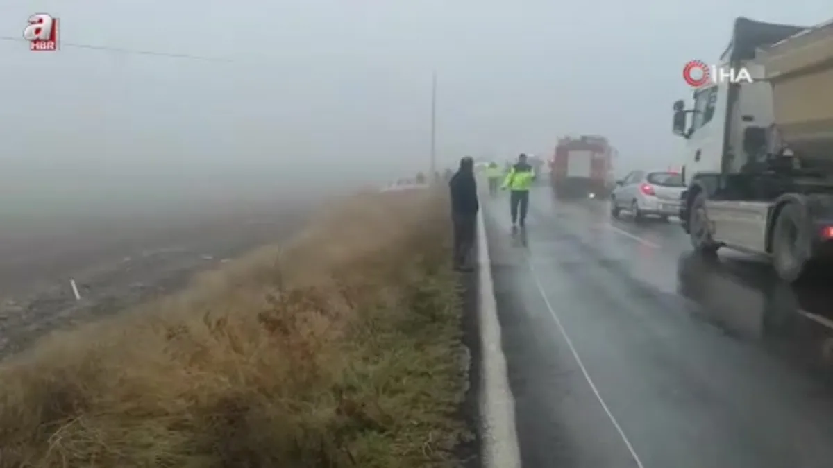Çorum’da sis trafik kazasına sebep oldu: 5 yaralı