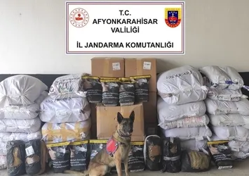 848 kilogram kaçak tütün ele geçirildi
