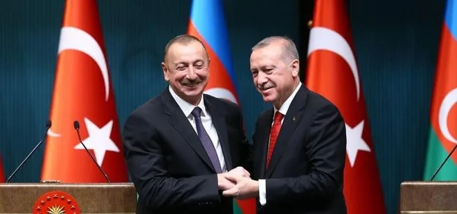 Azerbaycan Cumhurbaşkanı İlham Aliyev’den Başkan Erdoğan’a teşekkür: Hak yolumuzda bize destek veriyor