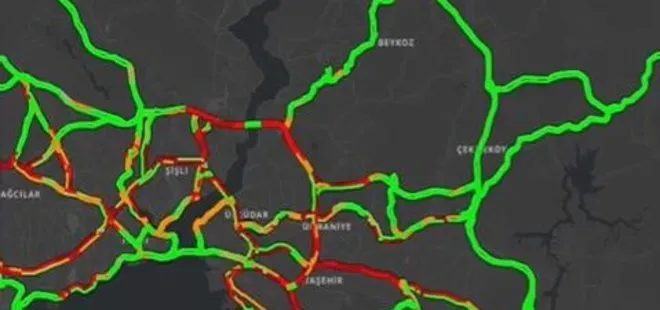 İstanbul’da trafik kilit! Yoğunluk yüzde 85’e ulaştı