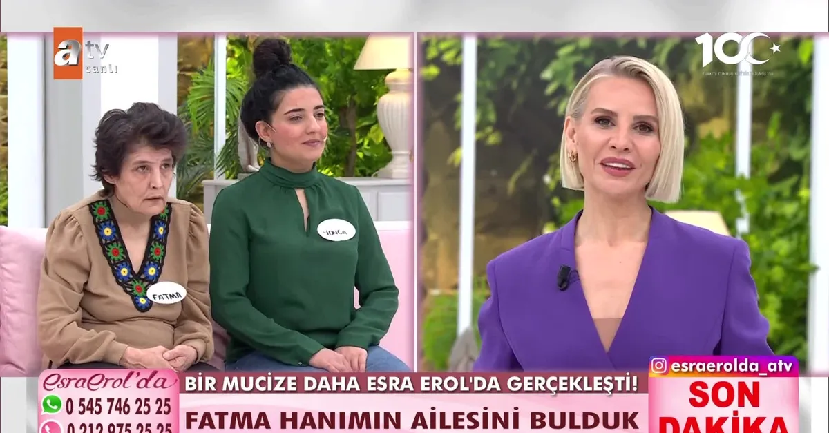 Esra Erol’da programında tarihi anlar! 35 yıldır biyolojik ailesini arayan Yonca ve annesinin kavuşma anı duygulandırdı