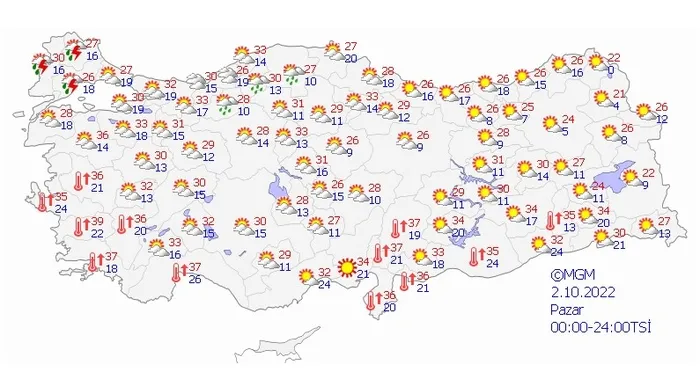 Meteoroloji tarih verip uyardı! Çok sayıda ili sağanak yağış vuracak | İstanbul Ankara İzmir… (30 Eylül - 4 Ekim 2022 hava durumu haberi) - 6